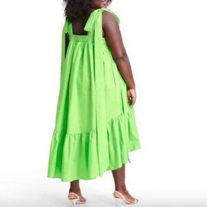 Christopher John Rogers For Target Tie Strap High Low Babydoll Dopamine Dress